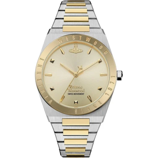 Vivienne Westwood Charterhouse 39.5mm Stainless Steel and Yellow Gold Tone Ladies Watch