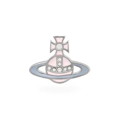 Vivienne Westwood Concetta Silver Crystal Opal Stud Earring