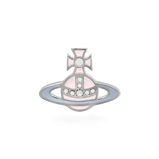 Vivienne Westwood Concetta Silver Crystal Opal Stud Earring