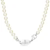 Vivienne Westwood Cubic Zirconia Pearl Necklace