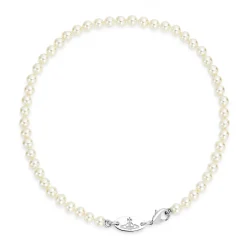 Vivienne Westwood Cubic Zirconia Pearl Necklace