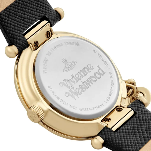 Vivienne Westwood Exclusive Orb Heart 36mm Yellow Gold Tone Ladies Watch