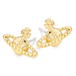 Vivienne Westwood Farah Yellow Gold Tone Earrings