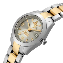 Vivienne Westwood Fenchurch 28mm Stainless Steel and Yellow Gold Tone Ladies Watch