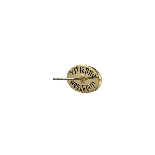 Vivienne Westwood Gold Tone Tag Men’s Earring