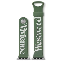 Vivienne Westwood Green Silicone Apple Watch Strap