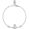 Vivienne Westwood Joaquina Silver Cubic Zirconia Bracelet