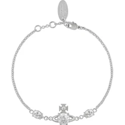Vivienne Westwood Joaquina Silver Cubic Zirconia Bracelet