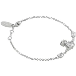 Vivienne Westwood Joaquina Silver Cubic Zirconia Bracelet