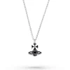 Vivienne Westwood Mila Black Cubic Zirconia Men’s Pendant