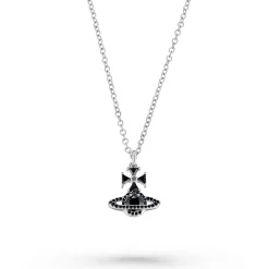 Vivienne Westwood Mila Black Cubic Zirconia Men’s Pendant