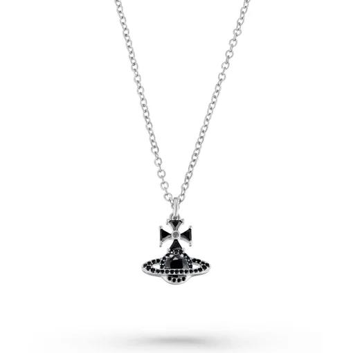 Vivienne Westwood Mila Black Cubic Zirconia Men’s Pendant