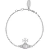 Vivienne Westwood Mila Silver Cubic Zirconia Bracelet