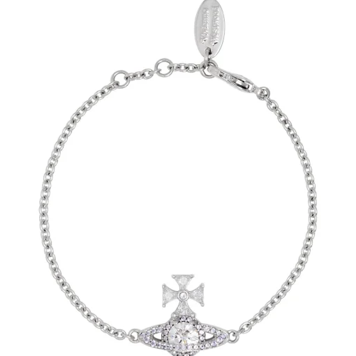 Vivienne Westwood Mila Silver Cubic Zirconia Bracelet