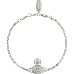 Vivienne Westwood Natalina Silver Crystal Bracelet
