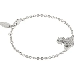 Vivienne Westwood Natalina Silver Crystal Bracelet