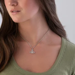 Vivienne Westwood Olympia Cubic Zirconia Pearl Necklace