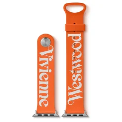 Vivienne Westwood Orange Silicone Apple Watch Strap
