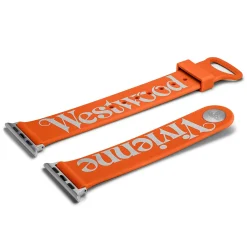 Vivienne Westwood Orange Silicone Apple Watch Strap