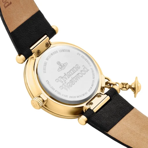 Vivienne Westwood Orb II 32mm Yellow Gold Tone Ladies Watch