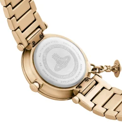 Vivienne Westwood Orb Logomania 32mm Yellow Gold Tone Ladies Watch