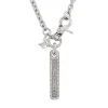 Vivienne Westwood Orpheus Silver Cubic Zirconia Pendant