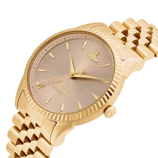 Vivienne Westwood Seymour 38mm Yellow Gold Tone Ladies Watch