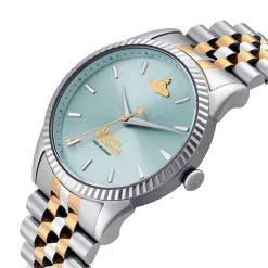 Vivienne Westwood Seymour 38mm Stainless Steel and Yellow Gold Tone Ladies Watch