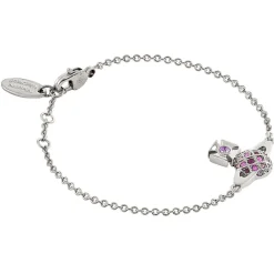 Vivienne Westwood Silver Crystal Bracelet