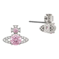 Vivienne Westwood Silver Cubic Zirconia Stud Earrings