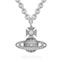 Vivienne Westwood Silver Cubic Zirconia Necklace