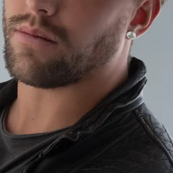 Vivienne Westwood Tag Men's Single Stud Earring