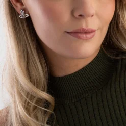Vivienne Westwood Willa Cubic Zirconia Stud Earrings
