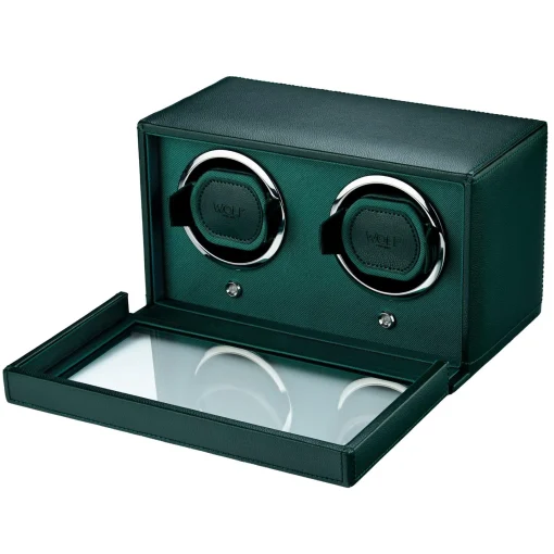 WOLF Cub Green Two Piece Watch Winder
